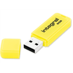 Integral NEON 8GB USB2.0 rumen spominski ključek