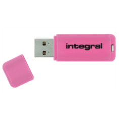 Integral NEON 8GB USB2.0 pink spominski ključek