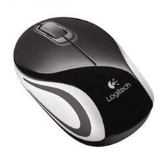 Logitech M187 Wireless mini miška, črna