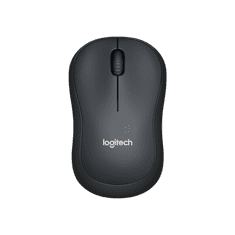 Logitech M220 Silent brezžična miška, črna