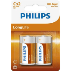 Philips BATERIJA C - LONGLIFE BLISTER 2 KOS (R14)