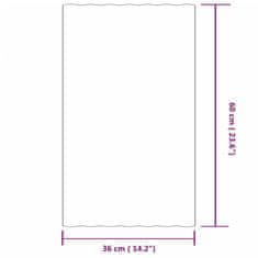 Vidaxl Strešne plošče 36 kosov prašno premazano jeklo rjave 60x36 cm