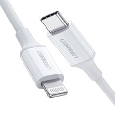 Ugreen USB-C na Lightning kabel srebrn 1m - box