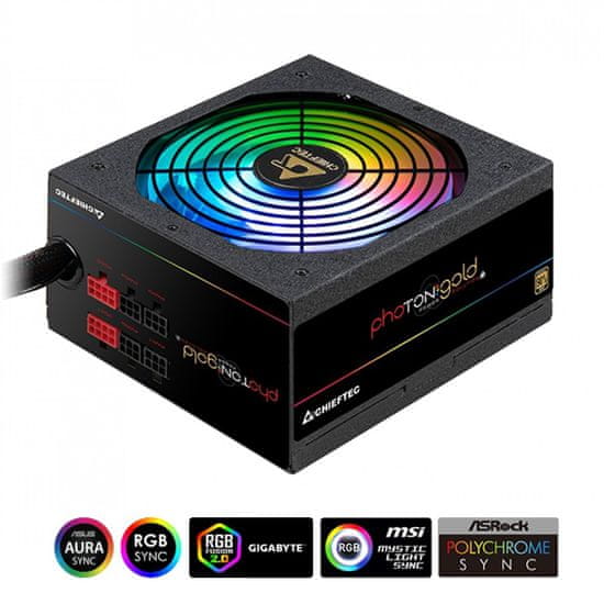 Chieftec Photon GOLD Series 750W RGB ATX modularni napajalnik