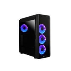 Chieftec SCORPION III USB3.1 ATX TORNADO RGB ohišje, črno