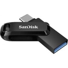 SanDisk Ultra Dual Drive Go USB Type C, 512GB 3.1/3.0, b do 400 MB/s, črn