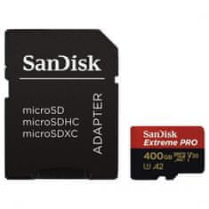 SanDisk Extreme Pro microSDXC 400GB + SD Adapter + Rescue Pro Deluxe 170MB/s A2 C10 V30 UHS-I U3