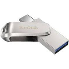 SanDisk Ultra Dual Drive Luxe USB Type-C 1TB 150MB/s USB 3.1 Gen 1, srebrn