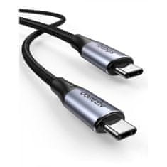 Ugreen USB-C 3.1 M/M Gen2 5A kabel 100W 1m (črn) - polybag