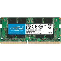 Crucial 16GB DDR4-3200 SODIMM PC4-25600 CL22, 1.2V