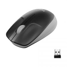 Logitech Miška M190 Wireless, siva