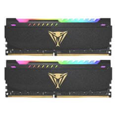 Patriot Viper Steel RGB Kit 32GB (2x16GB) DDR4-3200 DIMM PC4-25600 CL18, 1.35V