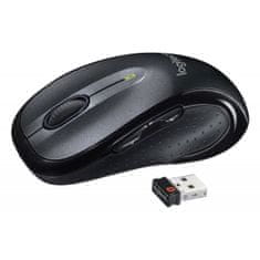 Logitech Miška M510 wireless, Unifying, siva