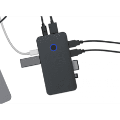 IcyBox IB-DK2108M-C 8-in-1 USB Type-C PowerDelivery do 100 W priklopna postaja