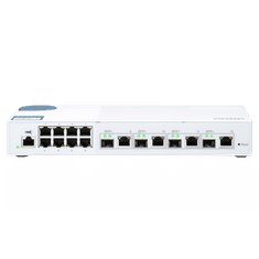 Qnap 12 port stikalo 4x 10Gb, 8x 1Gb