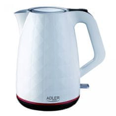 Adler Grelnik vode 1,7L 2200W bel plastičen