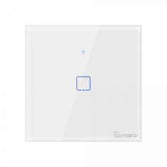 Sonoff Pametno stensko stikalo Wi-Fi + RF433 enojno T1EU1C-TX