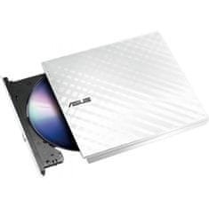 ASUS SDRW-08D2S-U LITE DVD+/-RW 8X USB slim zunanji zapisovalnik - bel