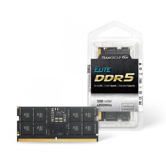 TeamGroup Elite 8GB DDR5-4800 SODIMM CL40, 1.1V