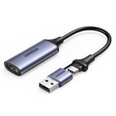 Ugreen USB adapter za zajem slike HDMI 4K na USB-C/A 1080p - box