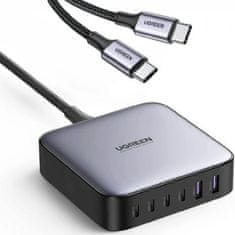 Ugreen 2x USB-A in 4x USB-C 200W GaN II hitri polnilec - box