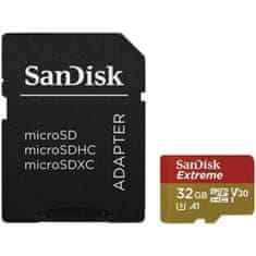 SanDisk Extreme microSD card for Mobile Gaming 32GB 100MB/s A2 C10 V30 UHS-I U3