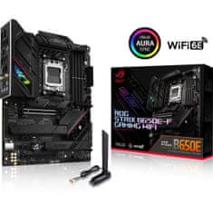 ASUS ROG STRIX B650E-F GAMING WIFI, DDR5, SATA3, USB3.2Gen2x2, DP, 2.5GbE, Wi-Fi 6E, AM5 ATX