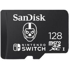 SanDisk Nintendo MicroSD UHS I Card - Fortnite Edition, Skull Trooper, 128GB