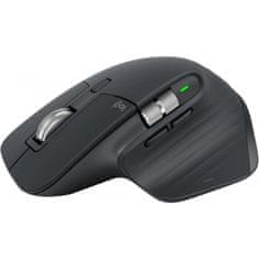 Logitech Miška MX Master 3s Performance Wireless, grafitna