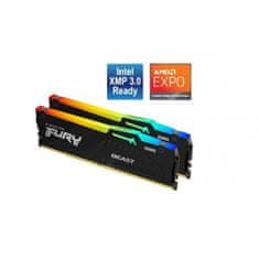 Kingston Fury Beast RGB 32GB Kit (2x16GB) DDR5-6000 DIMM PC5-48000 CL36, 1.25V