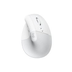 Logitech Miška Lift Vertical Ergonomic, bela