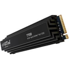 Crucial T700 1TB PCIe Gen5 NVMe M.2 SSD s hlajenjem