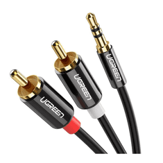 Ugreen 3,5 mm moški na 2RCA moški avdio kabel 2M - 10584