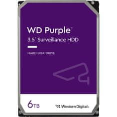 WD PURPLE 6TB SATA3, 6Gb/s, 256MB