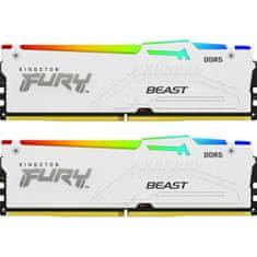 Kingston Fury Beast RGB 32GB Kit (2x16GB) DDR5-5600 DIMM CL36, 1.25V