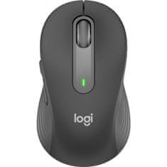 Logitech Miška Signature M650, velikost L, Bluetooth, grafitna