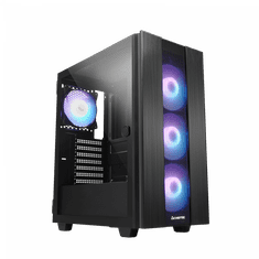 Chieftec GS-02B-OP HUNTER 2 A-RGB USB Type-C ATX ohišje, črno