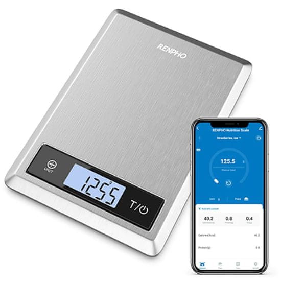 RENPHO Pametna prehranska tehtnica Smart Nutrition Scale - BLE - 3AAA