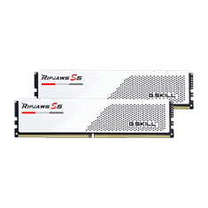 G.Skill Ripjaws S5 32GB Kit (2x16GB) DDR5-6000MHz, CL30, 1.35V, WHITE