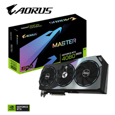 Gigabyte Grafična kartica GeForce RTX 4080 SUPER MASTER 16G, 16GB GDDR6X, PCI-E 4.0