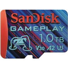 SanDisk GamePlay microSDXC UHS-I Card, 1TB Gaming microSDXC, 190MB/s, 130MB/s W, UHS-I, V30, U3, C10, RPD1