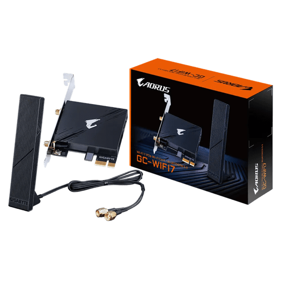 Gigabyte GC-WIFI7 2Tx2R a/b/g/n/ac/ax/be Tri Band WIFI 7 + BLUETOOTH 5.3 PCI-E kartica