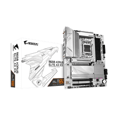 Gigabyte B650 AORUS ELITE AX ICE, DDR5, SATA3, USB3.2Gen2x2, DP, 2.5GbE, WiFi 6E, AM5 ATX