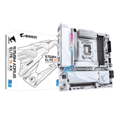 Gigabyte B760M AORUS ELITE X AX, DDR5, SATA3, USB3.2Gen2x2, DP, WiFi 6E, LGA1700 mATX