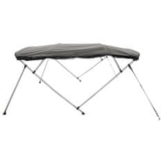 Vidaxl Bimini tenda s 3 loki in stranicami 183x(137-152)x137 cm