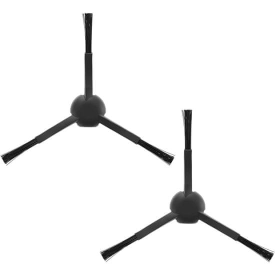 Dreame Stranska krtača za D10plus/ D10s/ L10sU - 2 kos, črna