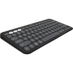 Logitech Tipkovnica Pebble Keys 2 K380s Multi-Device, grafitna, SLO g