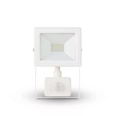 Asalite LED Bela Slim Reflektor 10W 4500K (900 lumnov) + Senzor