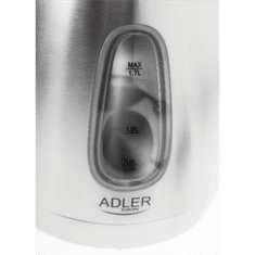 Adler Grelnik vode 1,7 l 2000W jeklo