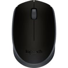 Logitech M171 Wireless majhna miška, siva